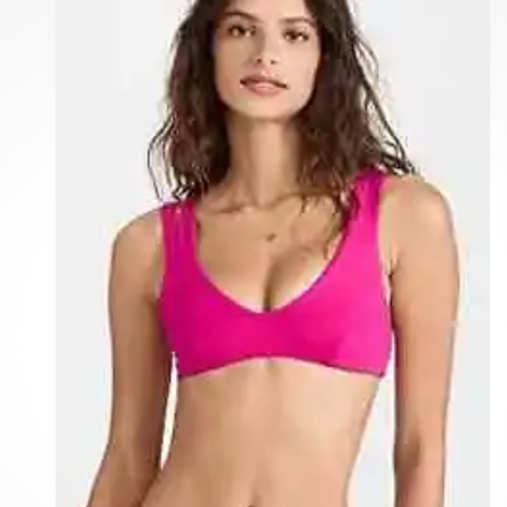 L Space One Wave Reversible Bikini Top nwt